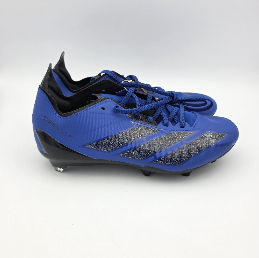 New Adidas Adizero Electric Ii Football Cleats Blue Black Jh8745 Men's Size 8.5